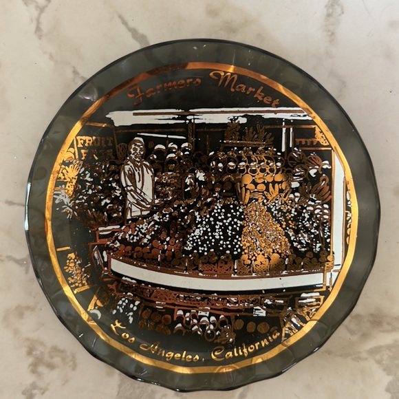 Vintage cocktail glass coasters tinker dishes set of 3 - Picture 5 of 16